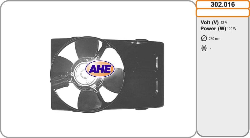 AHE Ventola, Raffreddamento motore 302.016