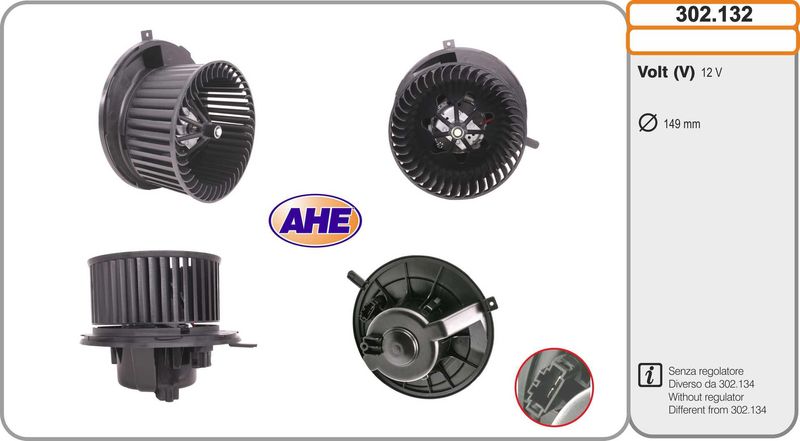 AHE Ventilatore abitacolo 302.132