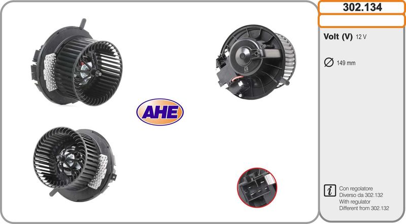 AHE Ventilatore abitacolo 302.134