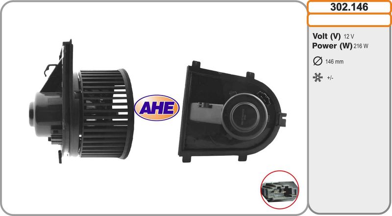 AHE Ventilatore abitacolo 302.146