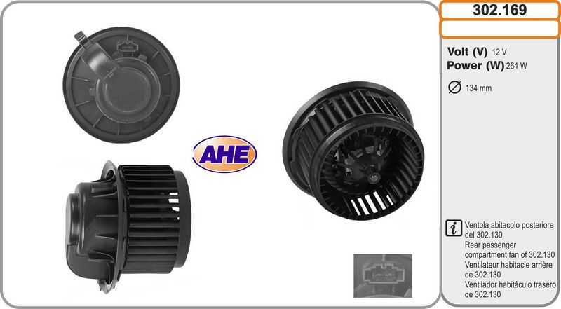AHE Ventilatore abitacolo 302.169
