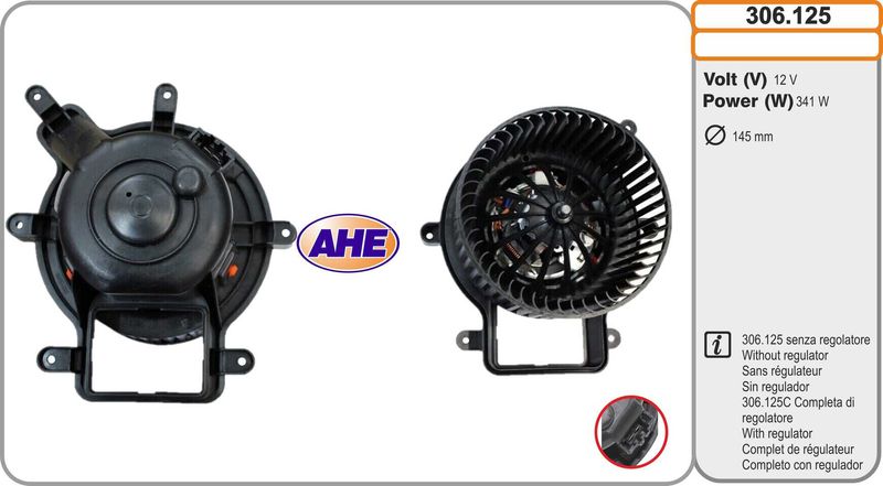 AHE Ventilatore abitacolo 306.125
