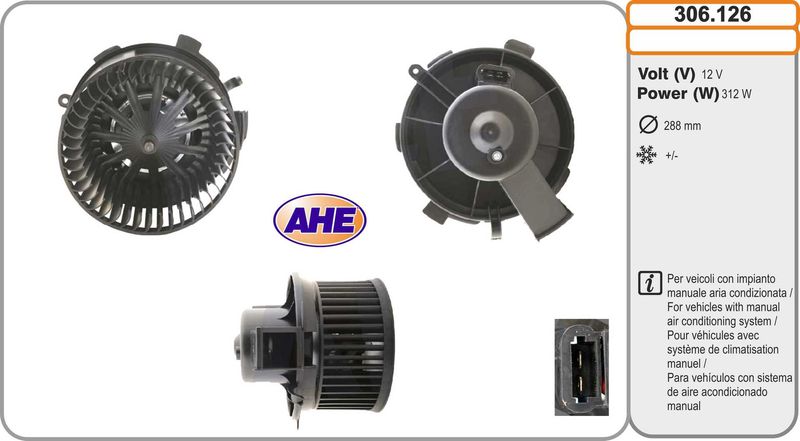 AHE Ventilatore abitacolo 306.126