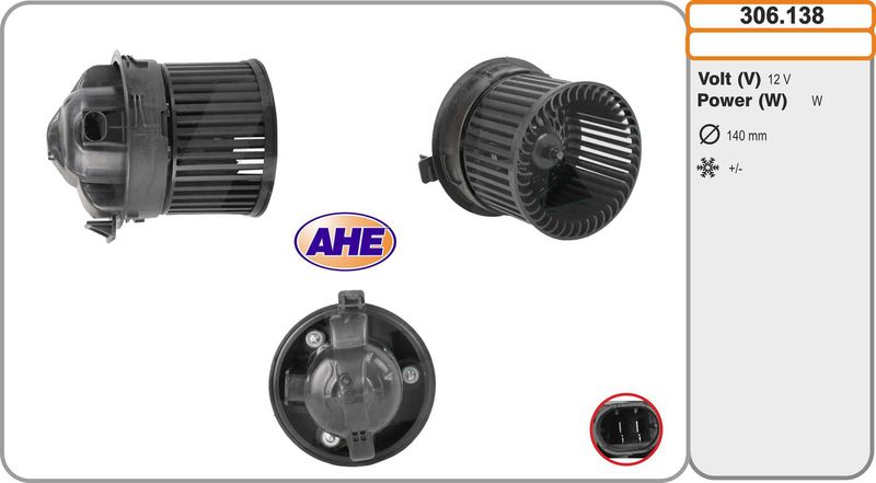 AHE Ventilatore abitacolo 306.138