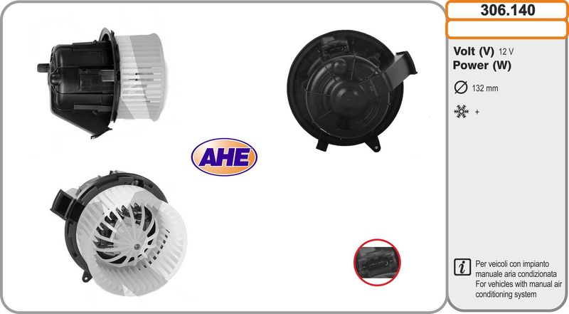 AHE Ventilatore abitacolo 306.140