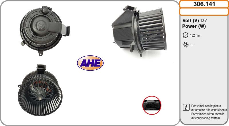 AHE Ventilatore abitacolo 306.141