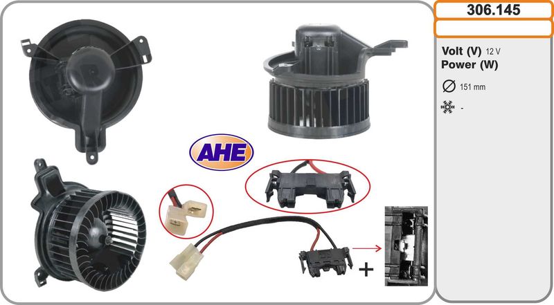AHE Ventilatore abitacolo 306.145