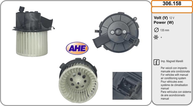 AHE Ventilatore abitacolo 306.158
