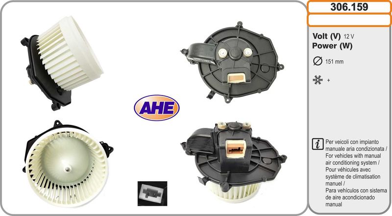 AHE Ventilatore abitacolo 306.159