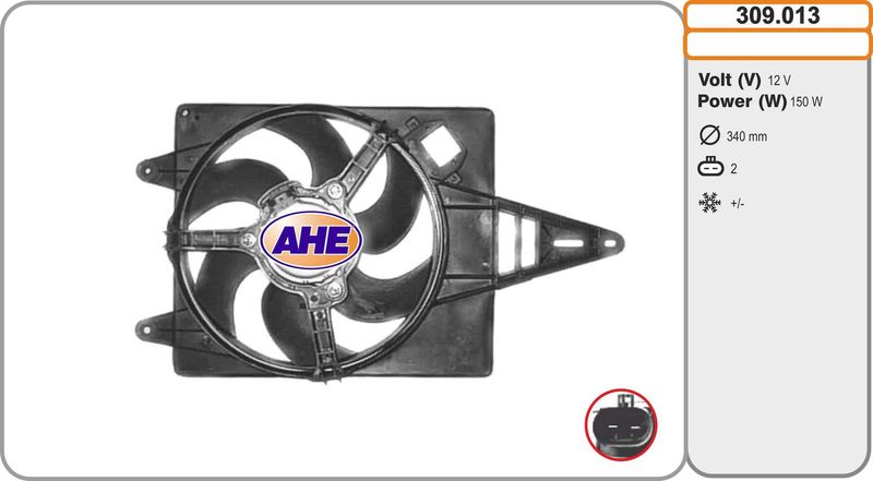AHE Ventola, Raffreddamento motore 309.013