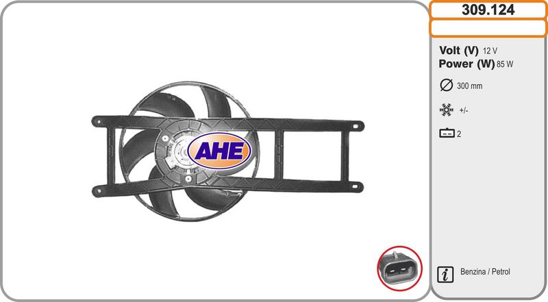 AHE Ventola, Raffreddamento motore 309.124