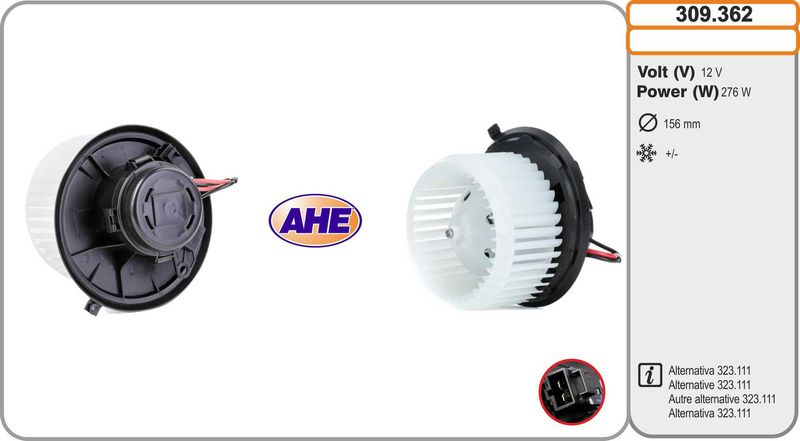 AHE Ventilatore abitacolo 309.362