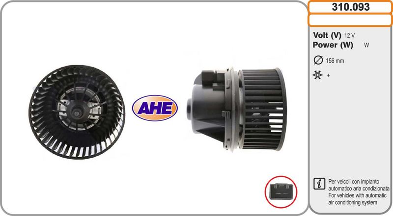 AHE Ventilatore abitacolo 310.093