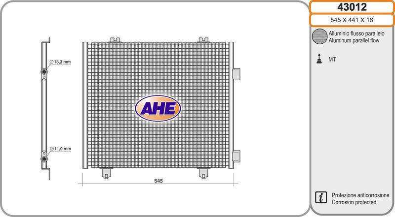 AHE Condensatore, Climatizzatore 43012