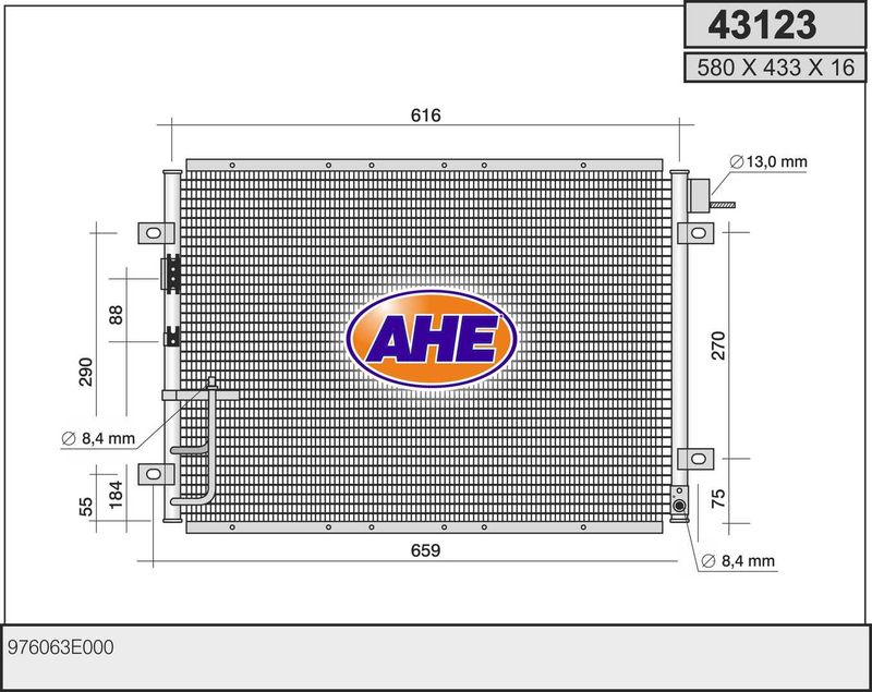 AHE Condensatore, Climatizzatore 43123