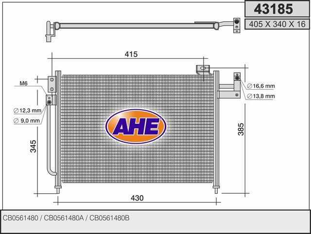 AHE Condensatore, Climatizzatore 43185