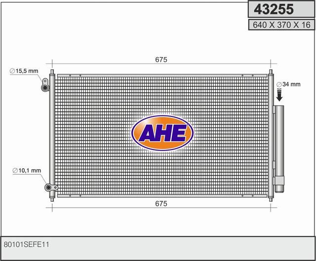AHE Condensatore, Climatizzatore 43255