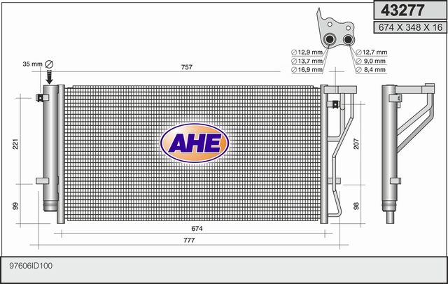 AHE Condensatore, Climatizzatore 43277