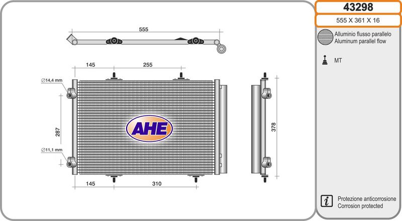 AHE Condensatore, Climatizzatore 43298