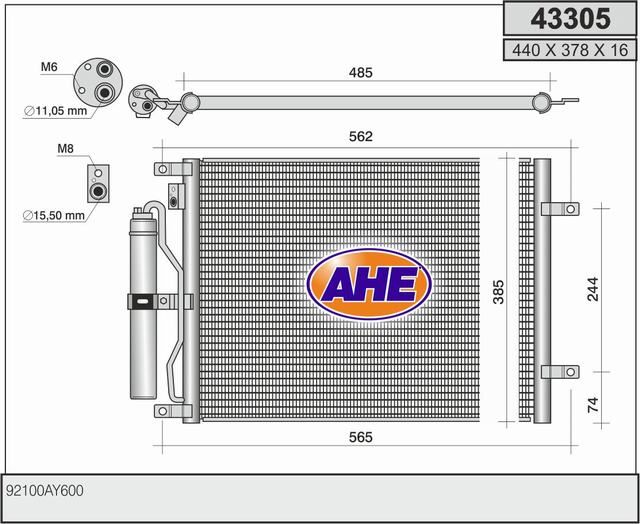 AHE Condensatore, Climatizzatore 43305