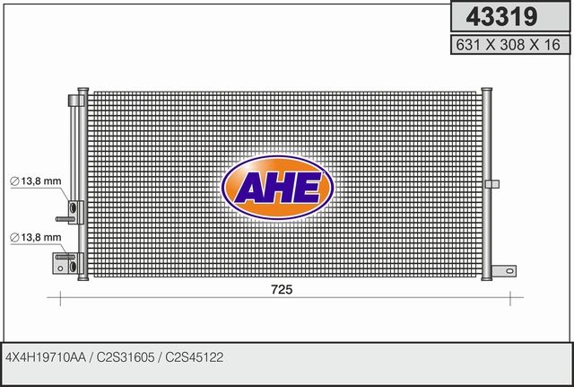 AHE Condensatore, Climatizzatore 43319