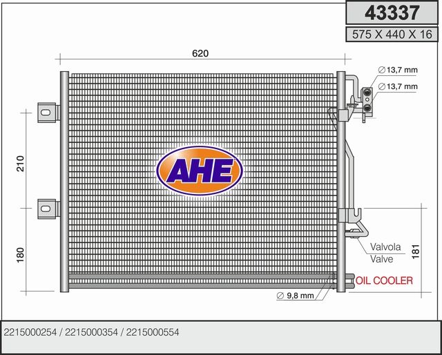 AHE Condensatore, Climatizzatore 43337
