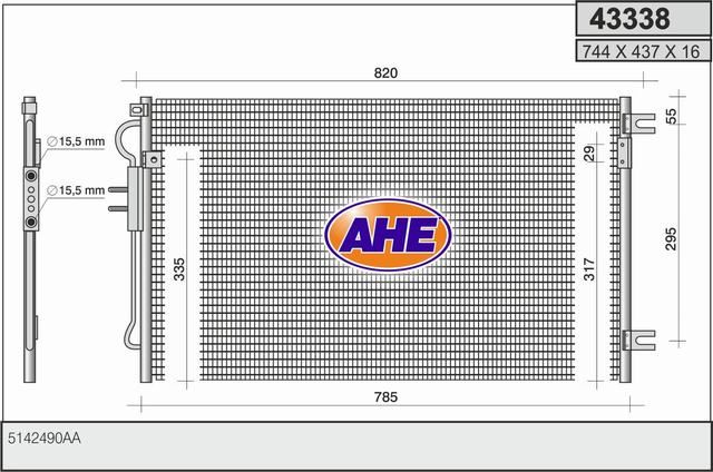 AHE Condensatore, Climatizzatore 43338