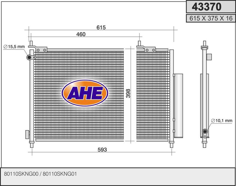 AHE Condensatore, Climatizzatore 43370