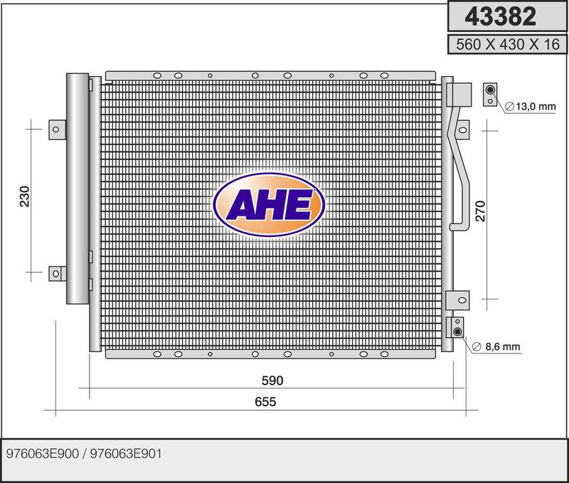 AHE Condensatore, Climatizzatore 43382