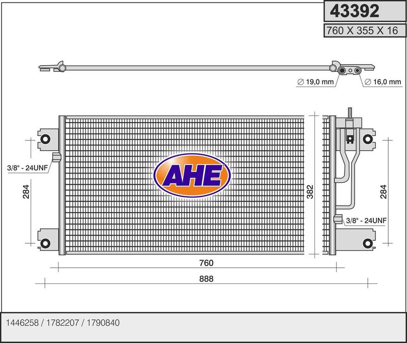 AHE Condensatore, Climatizzatore 43392