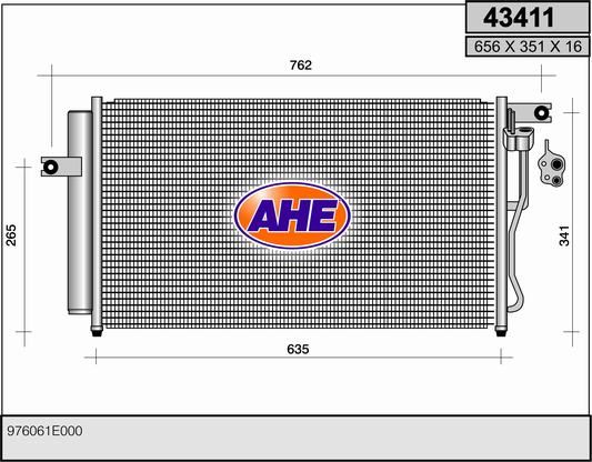 AHE Condensatore, Climatizzatore 43411