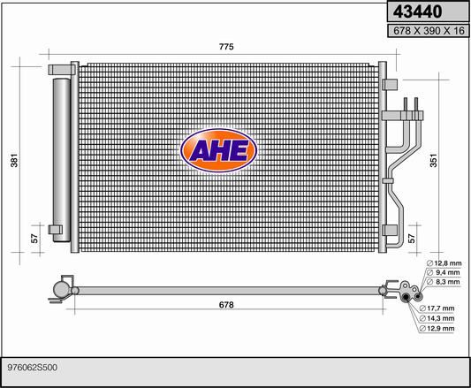 AHE Condensatore, Climatizzatore 43440