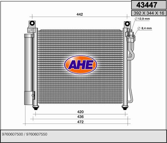 AHE Condensatore, Climatizzatore 43447