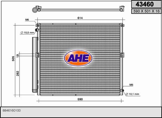 AHE Condensatore, Climatizzatore 43460