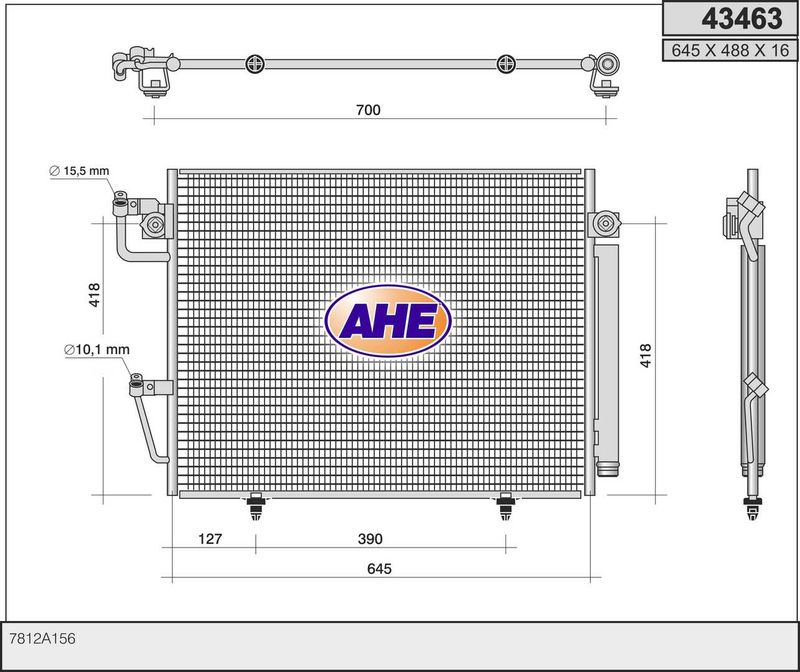 AHE Condensatore, Climatizzatore 43463