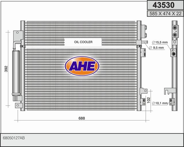 AHE Condensatore, Climatizzatore 43530