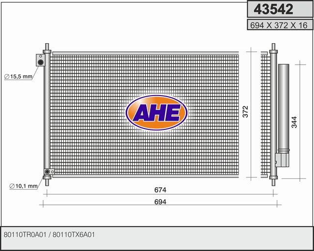 AHE Condensatore, Climatizzatore 43542