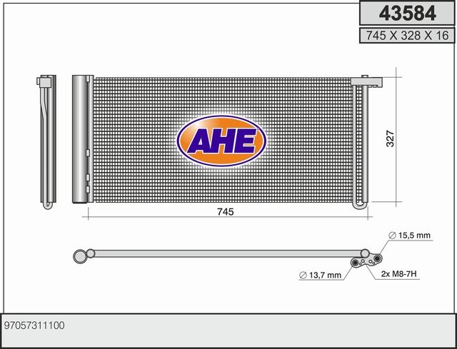AHE Condensatore, Climatizzatore 43584