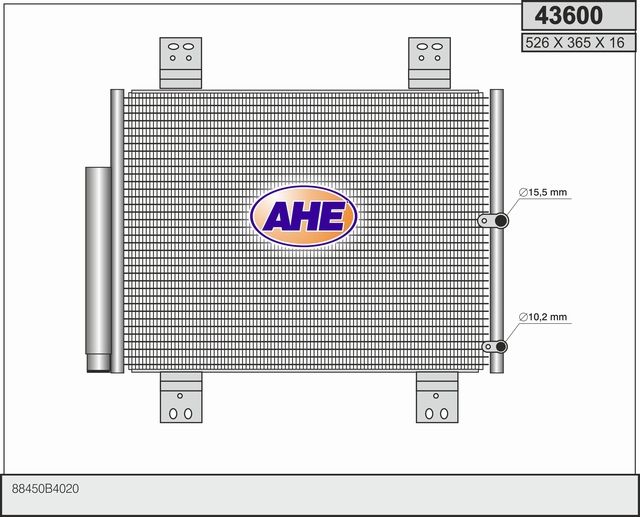 AHE Condensatore, Climatizzatore 43600