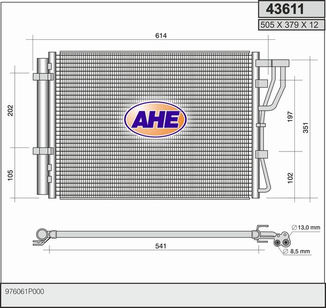 AHE Condensatore, Climatizzatore 43611