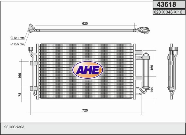 AHE Condensatore, Climatizzatore 43618