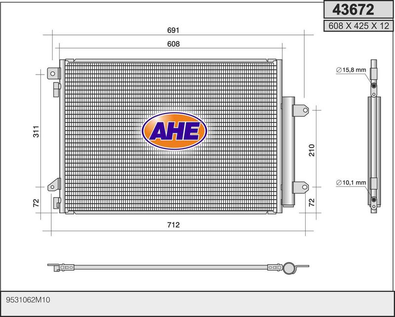 AHE Condensatore, Climatizzatore 43672