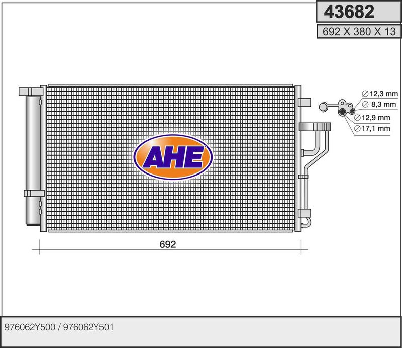 AHE Condensatore, Climatizzatore 43682