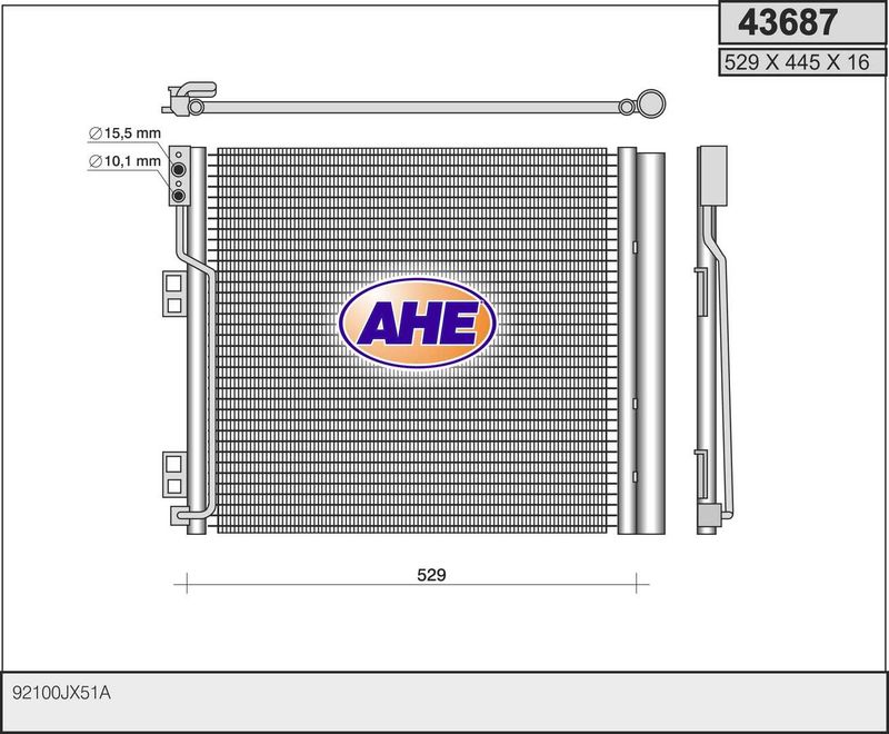 AHE Condensatore, Climatizzatore 43687