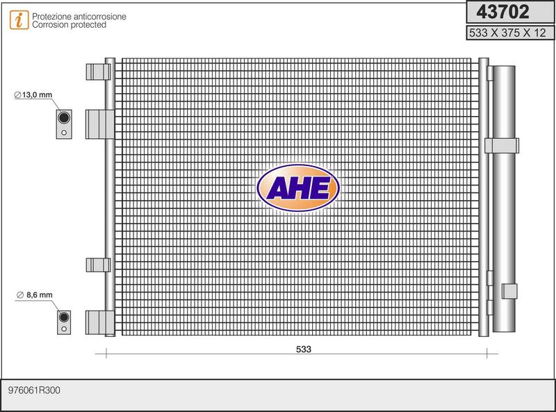 AHE Condensatore, Climatizzatore 43702