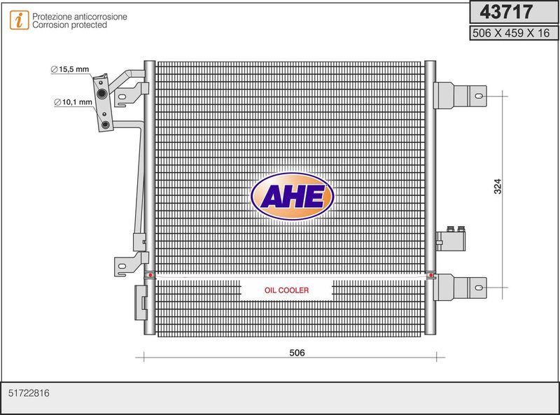 AHE Condensatore, Climatizzatore 43717