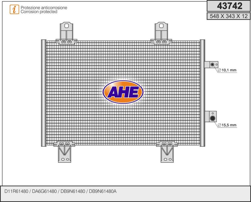 AHE Condensatore, Climatizzatore 43742