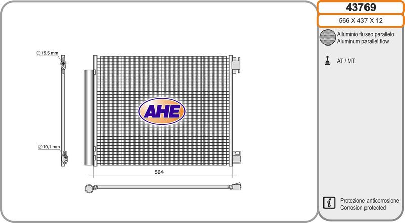 AHE Condensatore, Climatizzatore 43769