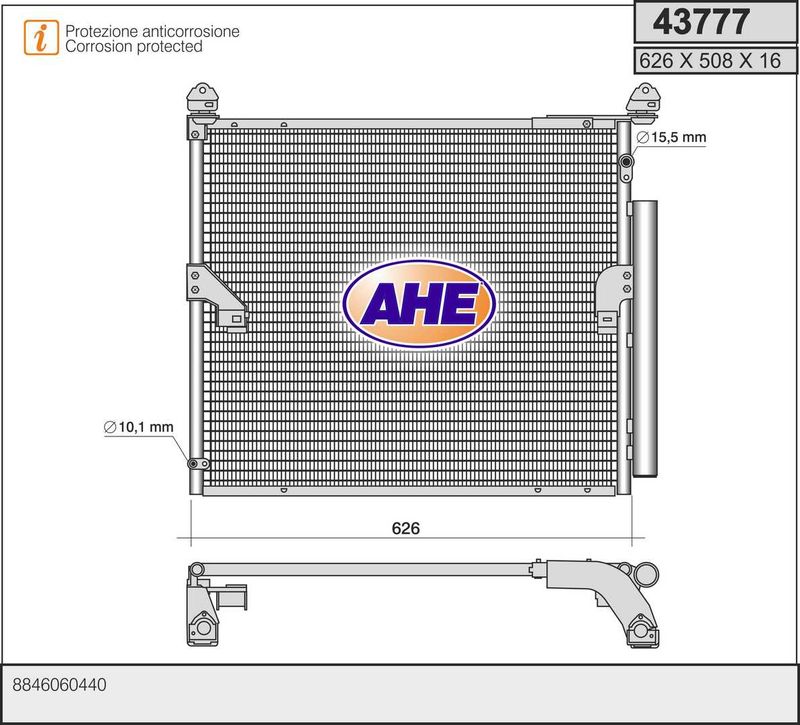 AHE Condensatore, Climatizzatore 43777