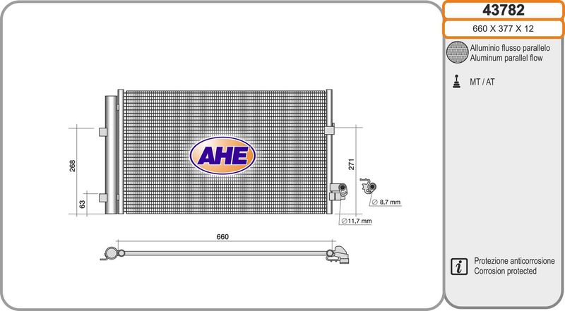 AHE Condensatore, Climatizzatore 43782